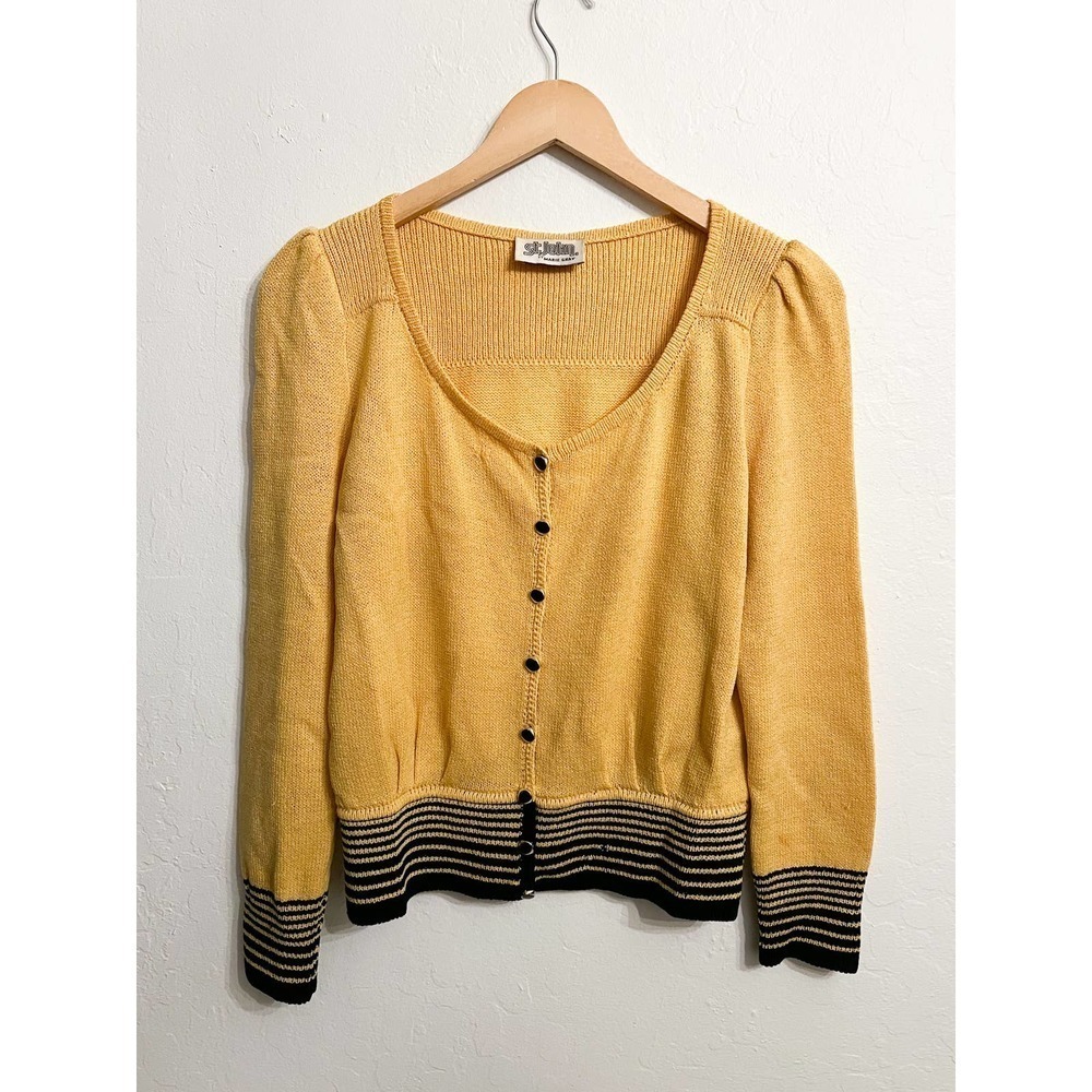 St. John Sport by Marie Gray Yellow Sweater